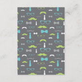 Neem een boek Kaart, klein Man, Baby shower Informatiekaartje (Achterkant)