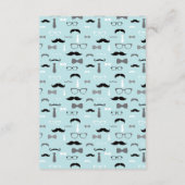 Neem een boek Kaart, klein Man, Baby shower Informatiekaartje (Achterkant)