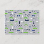 Neem een boek Kaart, klein Man, teddybeer Informatiekaartje (Achterkant)