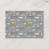 Neem een boek Kaart, klein Man, teddybeer Informatiekaartje (Achterkant)