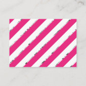 Neem een boek Kaart, kleine prinses, faux glitter Informatiekaartje (Achterkant)