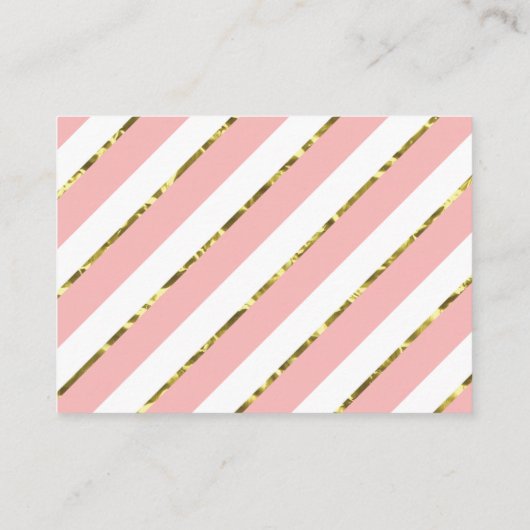 Neem een boek Kaart, kleine prinses, faux glitter Informatiekaartje (Achterkant)