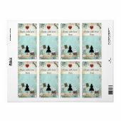 Neem een boek mee Alice in Wonderland Boekplaten Etiket (Full Sheet)