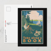 Neem een boek mee briefkaart (Voorkant / Achterkant)