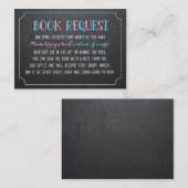 Neem een boek mee in plaats van een kaart, onthul informatiekaartje (Voorkant / Achterkant)