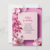 Neem een boek mee Roze Orchideeën Fuchsia Baby sho Kaart (Voorkant)