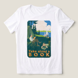 Neem een boek mee Vintage Poster Art Tri-Blend Shirt