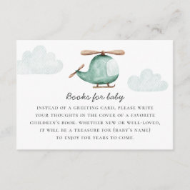 Neem een boek mee voor Baby shower aanvraag | Heli Informatiekaartje