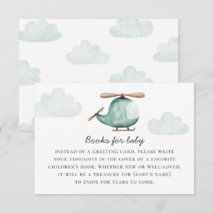 Neem een boek mee voor Baby shower aanvraag   Heli Informatiekaartje