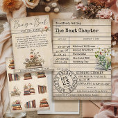 Neem een boek mee voor de Bride Vrijgezellenfeest  Kaart