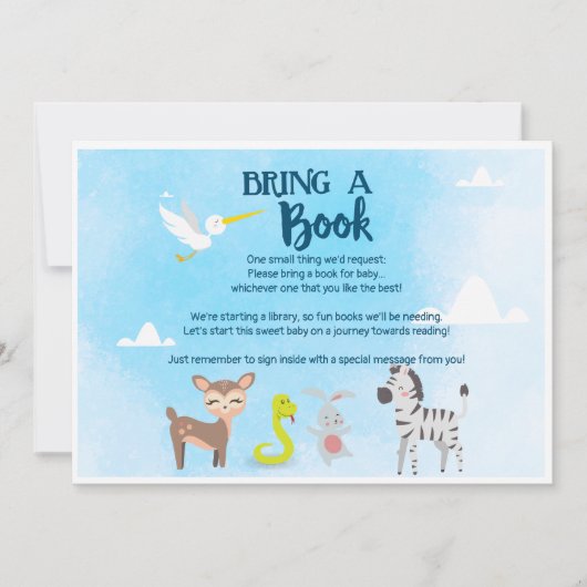 Neem een boek mee - Zoo- Noah's Ark Kaart (Voorkant)