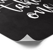 Neem één bord met 8 x 10 bruiloft. poster (Hoek)