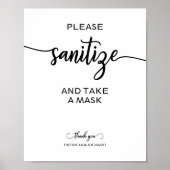 Neem een bordje met een Maskerbruiloft en maak er  Poster (Voorkant)