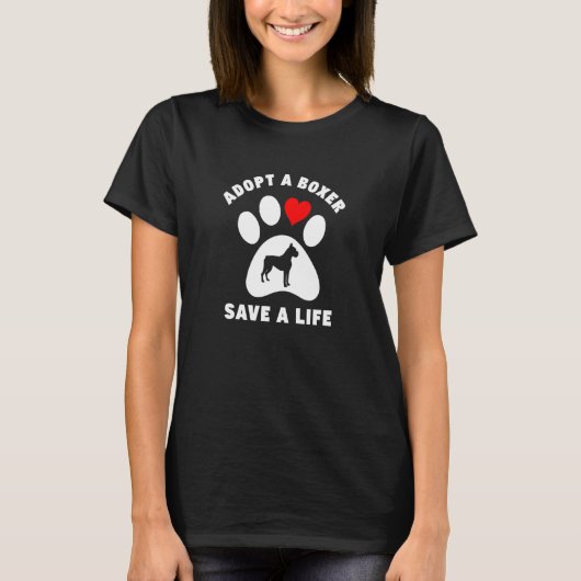 Neem een Boxer Dog aan T-shirt (Voorkant)