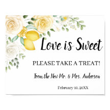 Neem een ​​Bruidsboeket Bruiloft Citroenen & Rozen