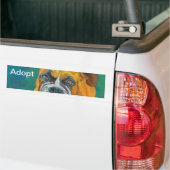 Neem een Bumpersticker van de Dog aan (Op Truck)