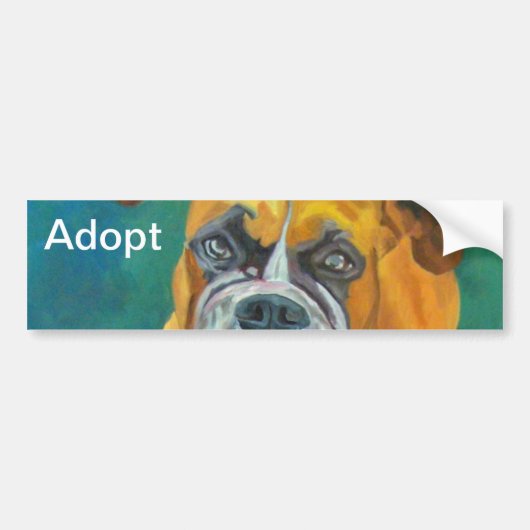 Neem een Bumpersticker van de Dog aan (Voorkant)