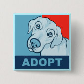 Neem een Button van een hond aan (Voorkant)