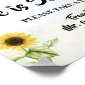 Neem een ​​cadeautje Bruidsmeisjesfeest Huwelijk Z Poster (Hoek)