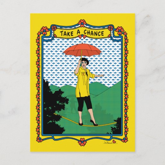 Neem een Chance_A_ Briefkaart (Voorkant)