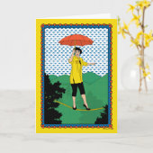 Neem een Chance_B_Greeting Kaart (Gele Bloem)