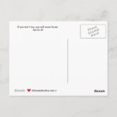 Neem een Chance_C_ Briefkaart (Achterkant)