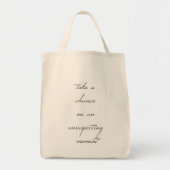 Neem een Chance Grocery Canvas tas (Voorkant)
