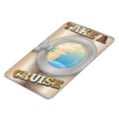 Neem een cruise cartoon reisposter magneet (Linkerzijde)