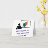 Neem een cursus in goed water - het citaat van de  kaart (Gele Bloem)