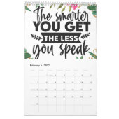 Neem één dag per keer kalender (Feb 2027)