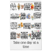 Neem één dag per keer kalender (Hoes)