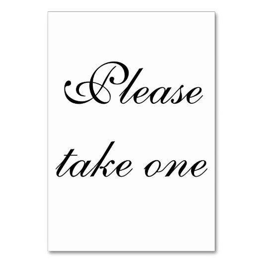 neem een Dank u Tafel Kaart (Achterkant)