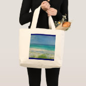 Neem een Deep Breath Ocean Bag Grote Tote Bag (Voorkant (product))