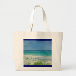 Neem een Deep Breath Ocean Bag Grote Tote Bag
