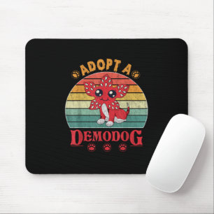 Neem een demodog grappige cadeau voor hondenliefhe muismat