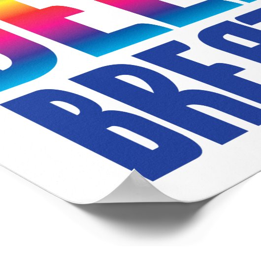 Neem een diepe adep poster (Hoek)