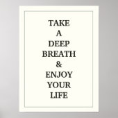 NEEM EEN DIEPGAANDE BROUWEN EN VOLDOET UW LIFE-QUO POSTER (Voorkant)