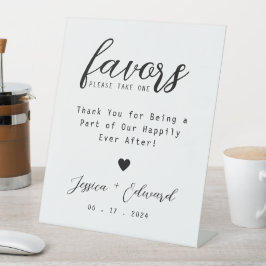 Neem een eenvoudige zwart wit moderne elegante reclamebord met voetstuk