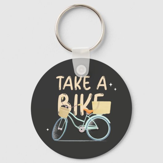 Neem een fiets sleutelhanger (Voorkant)