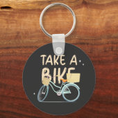 Neem een fiets sleutelhanger (Voorkant)
