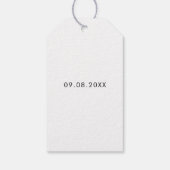 Neem een foto die we op de wagen-weddenschap hebbe cadeaulabel (Achterkant)