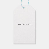 Neem een foto die we op de wagen-weddenschap hebbe cadeaulabel (Achterkant)