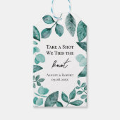 Neem een foto van de Blauwgroen Greenery van de Kn Cadeaulabel (Voorkant)