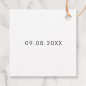 Neem een foto van de Knot Wedding... Bedankjes Labels (Achterkant)