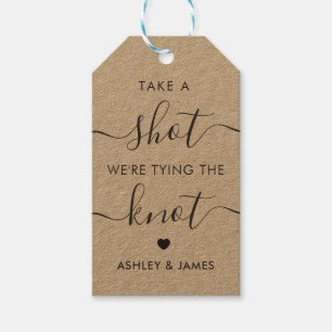 Neem een foto van de Knot Wedding... Cadeaulabel
