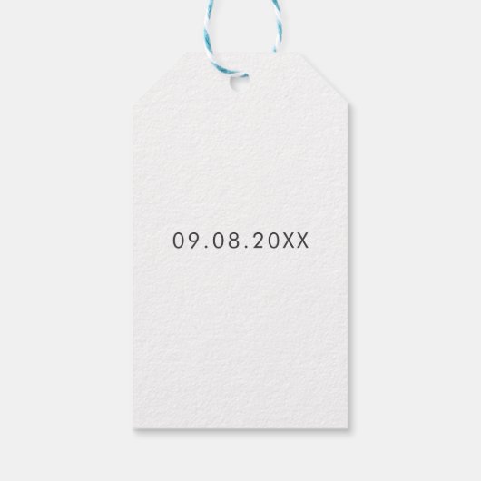 Neem een foto van de Knot Wedding... Cadeaulabel (Achterkant)