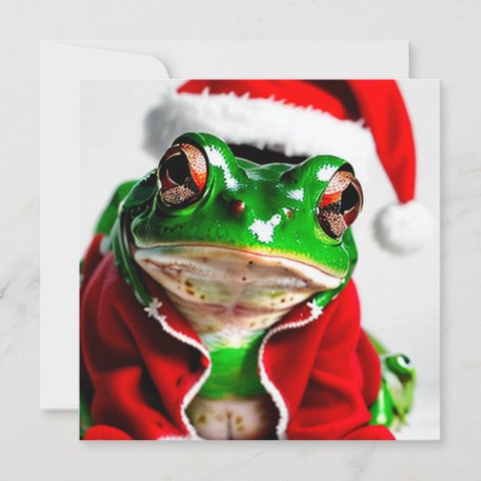 Neem een Froggy Groggy Christmas Holiday Kaart (Voorkant)