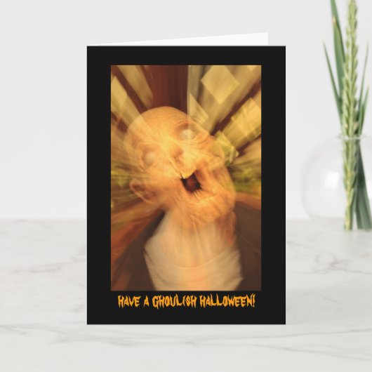 Neem een geestige Halloween! Kaart (Voorkant)