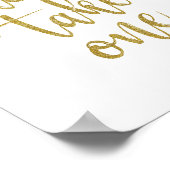 Neem één Glitter 8 x 10 bruiloft-teken Poster (Hoek)