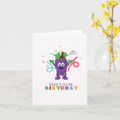 Neem een Grape Puns Birthday Kaart (Gele Bloem)